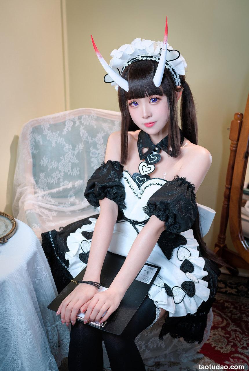 miko酱ww - NO.06 碧蓝航线 能代女仆 [36P-90MB]