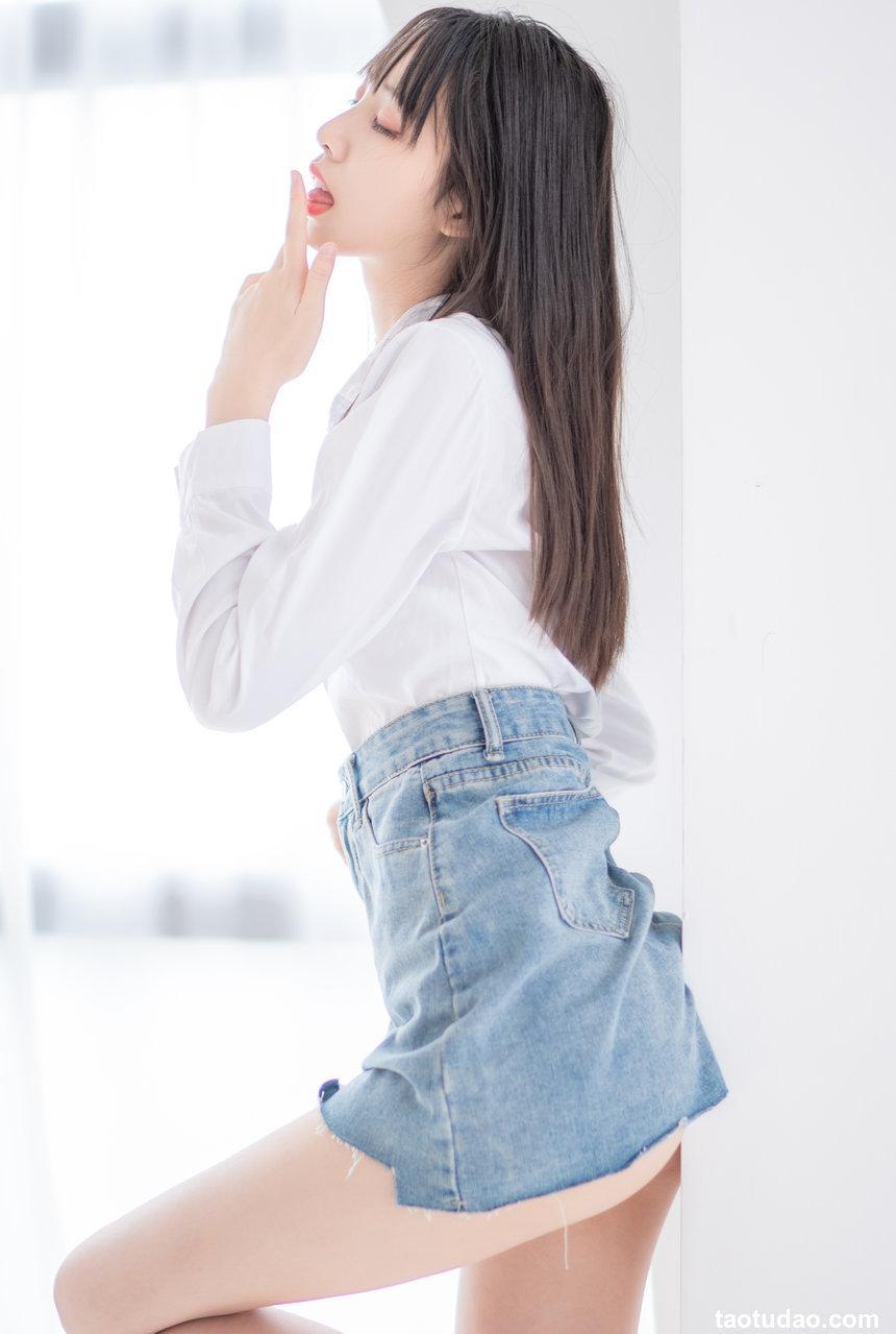西瓜少女 NO.020    衬衫牛仔裙[61P-297M]