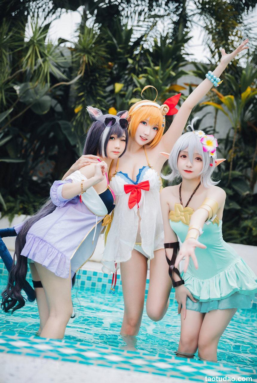 瓜希酱 - NO.33 公主连结 夏日御三家 [20P-113MB]