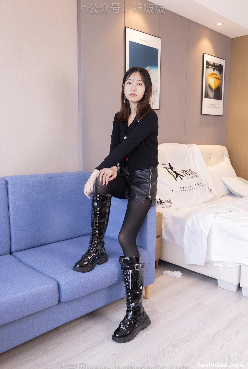 [BoBoSocks袜啵啵]NO.072 小甜豆-两双长靴、厚黑丝、厚肉丝[144P+1V／6.59GB]