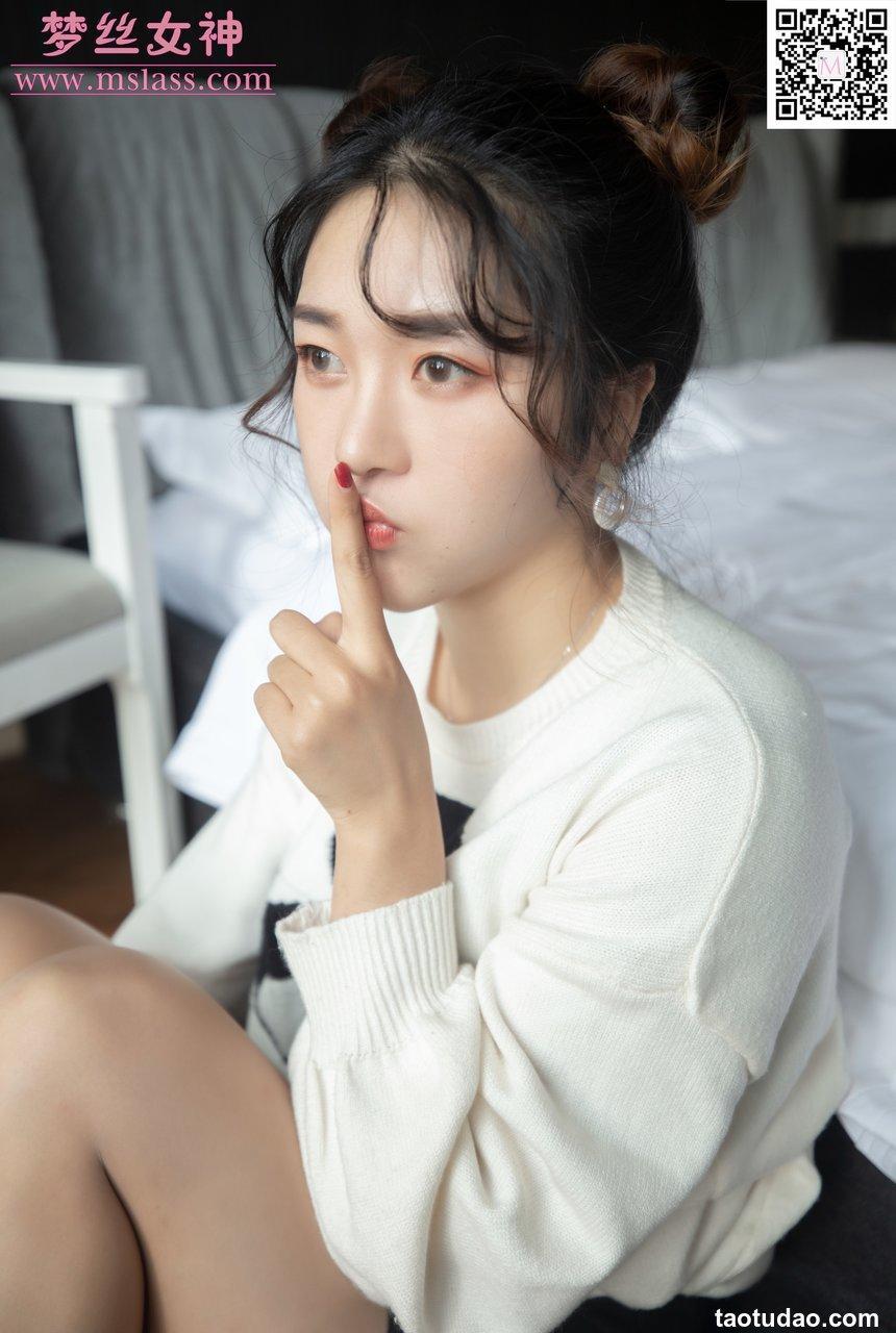 [MSLASS]梦丝女神 - 雨晨 白卫衣下的美 [64P-461MB]