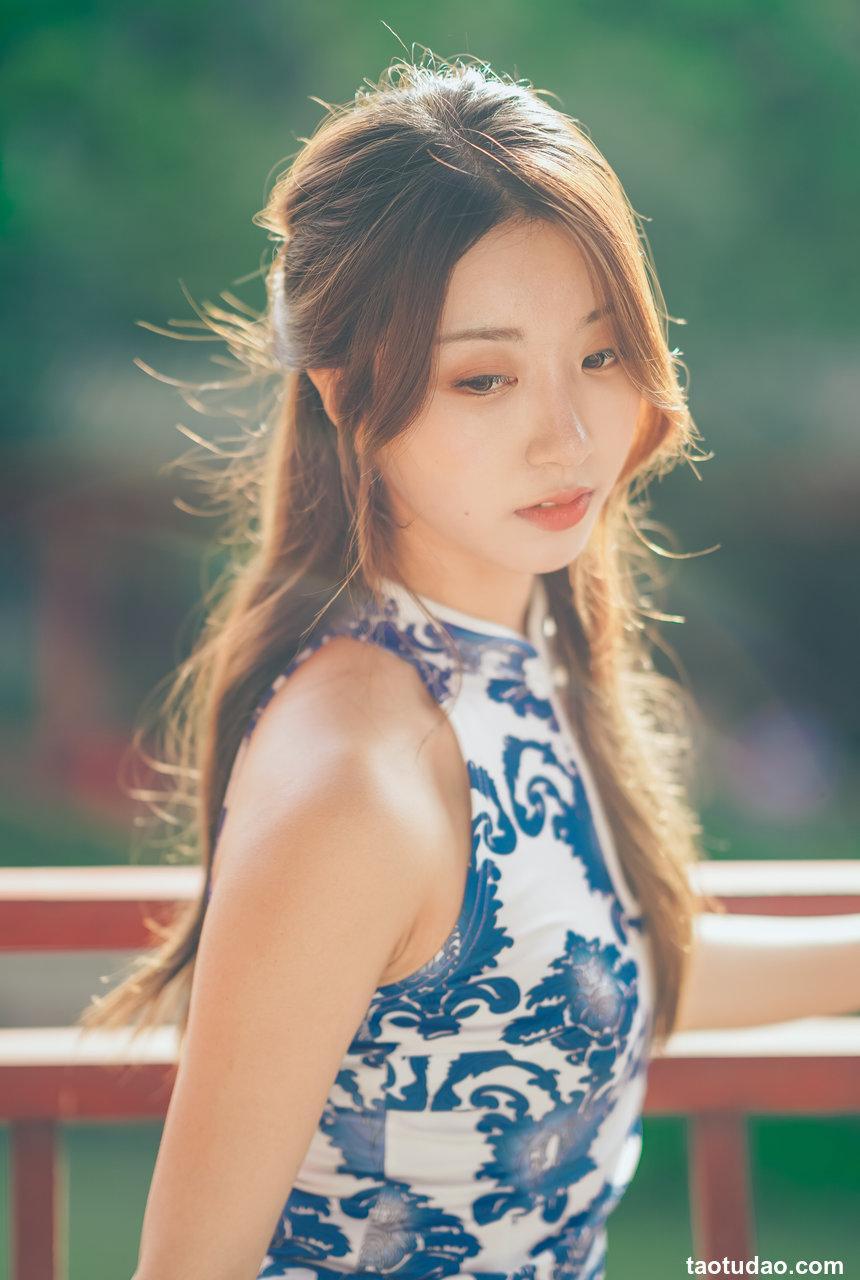 黑川 NO.056 青花旗袍[33P-318MB]