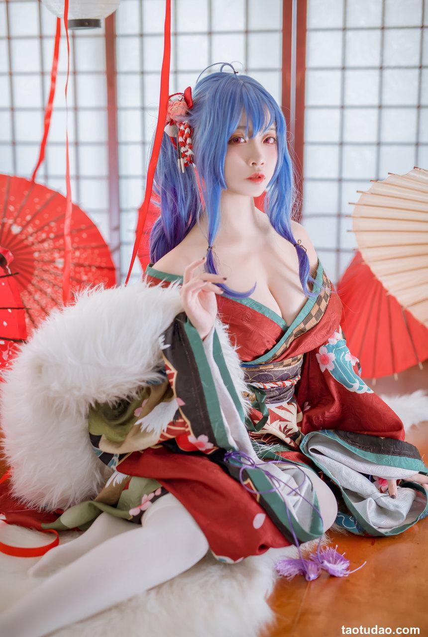 二佐Nisa - NO.137 碧蓝圣路易斯和服 [22P-440MB]