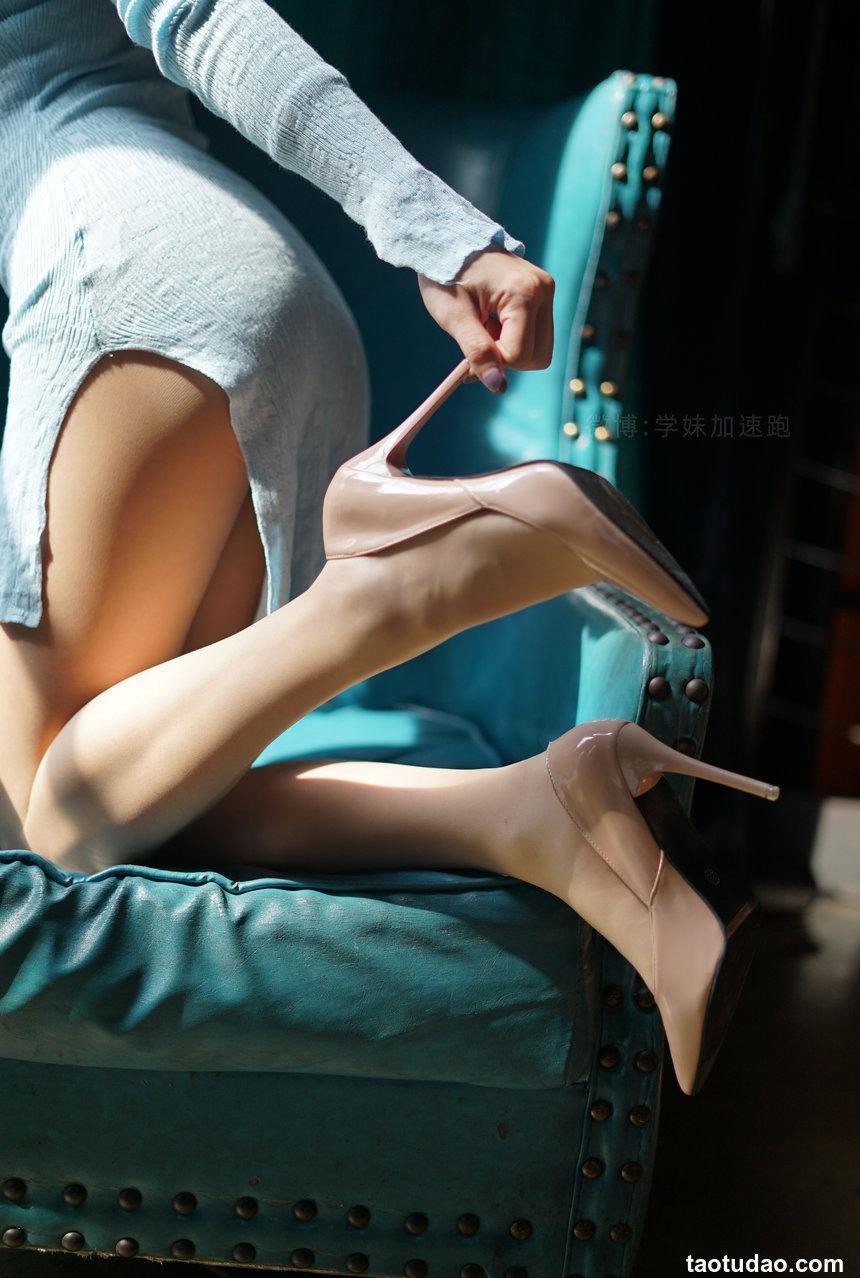 [学妹加速跑]XM100《一双好腿-抹茶》套图+视频