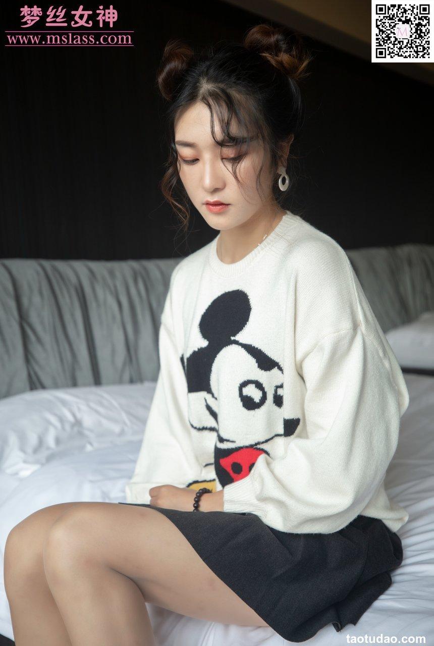 [MSLASS]梦丝女神 - 雨晨 白卫衣下的美 [64P-461MB]