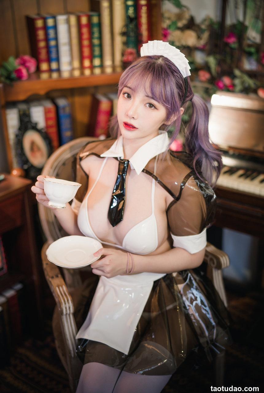 雯妹不讲道理 NO.047 透明皮衣女仆 [40P-1V-839M]