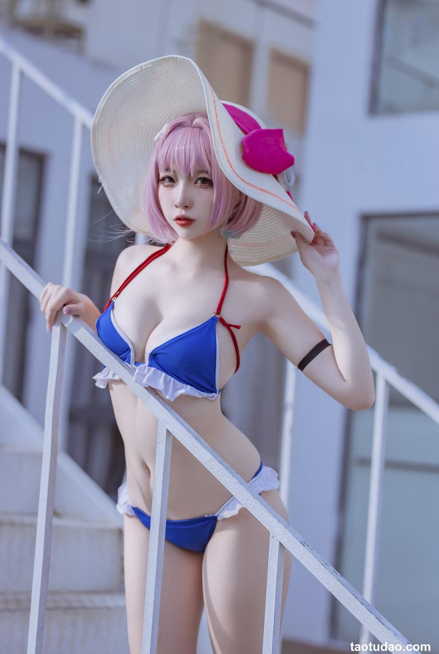 二佐Nisa - NO.140 碧蓝塔尔图泳装 [27P-152MB]