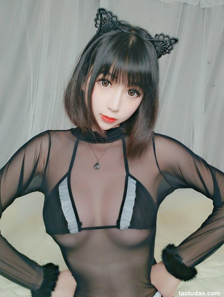 黑米粥 NO.005 – 黑猫 [40P+1V-117M]