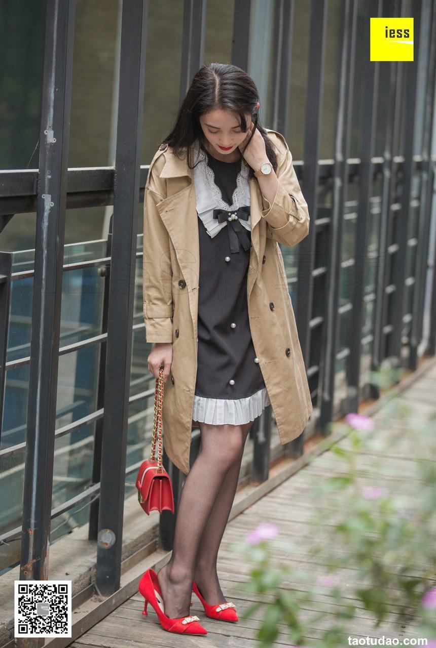 [IESS异思趣向] 2018.12.21 丝享家386：姗姗 - 气质风衣小红高 [90P/43.4M]