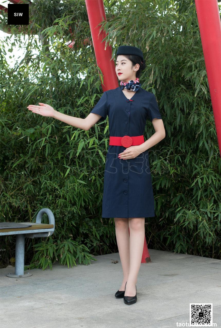 SIW斯文传媒 002 空姐制服东航空乘制服 - 龙哥 [62P-224M]