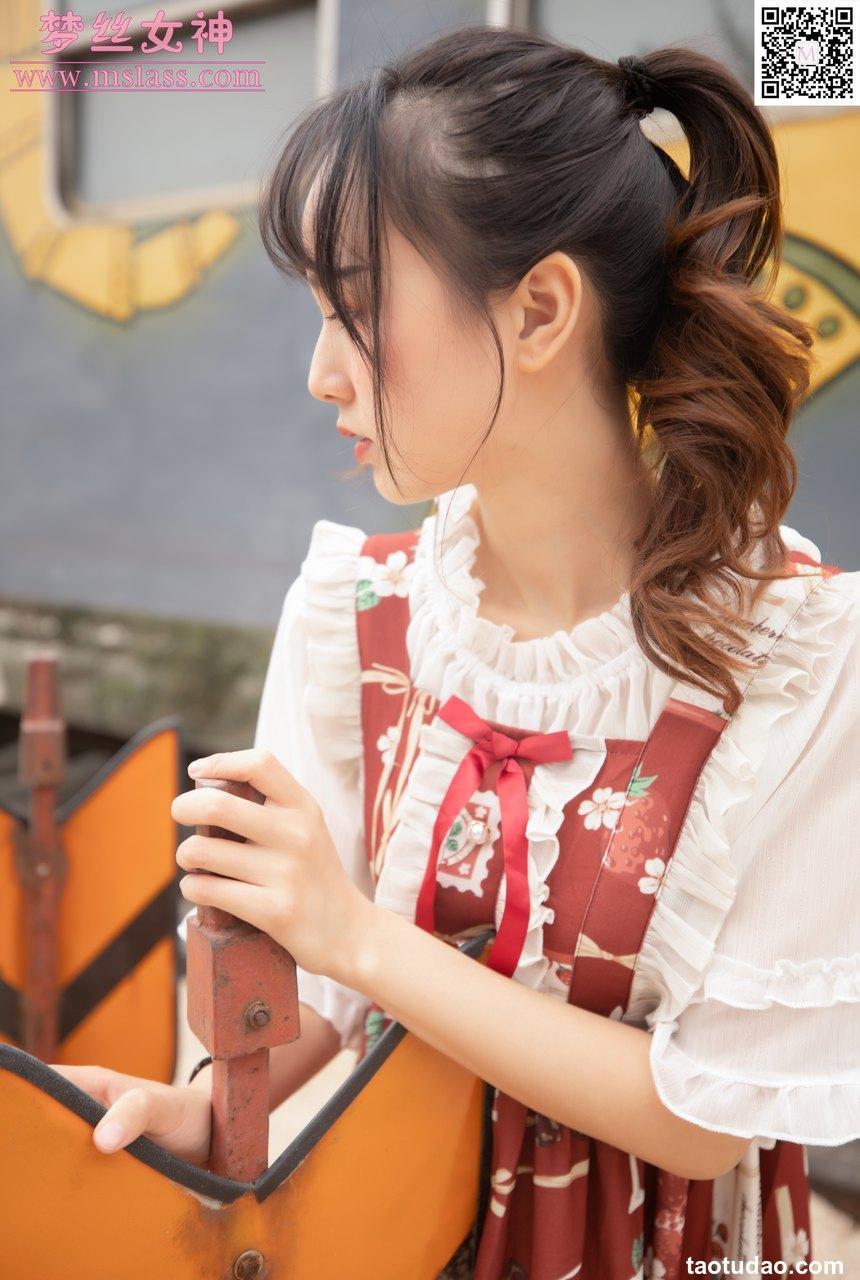 [MSLASS梦丝女神] 2019.10.27 玥玥《白色洛丽塔》[71P-459MB]