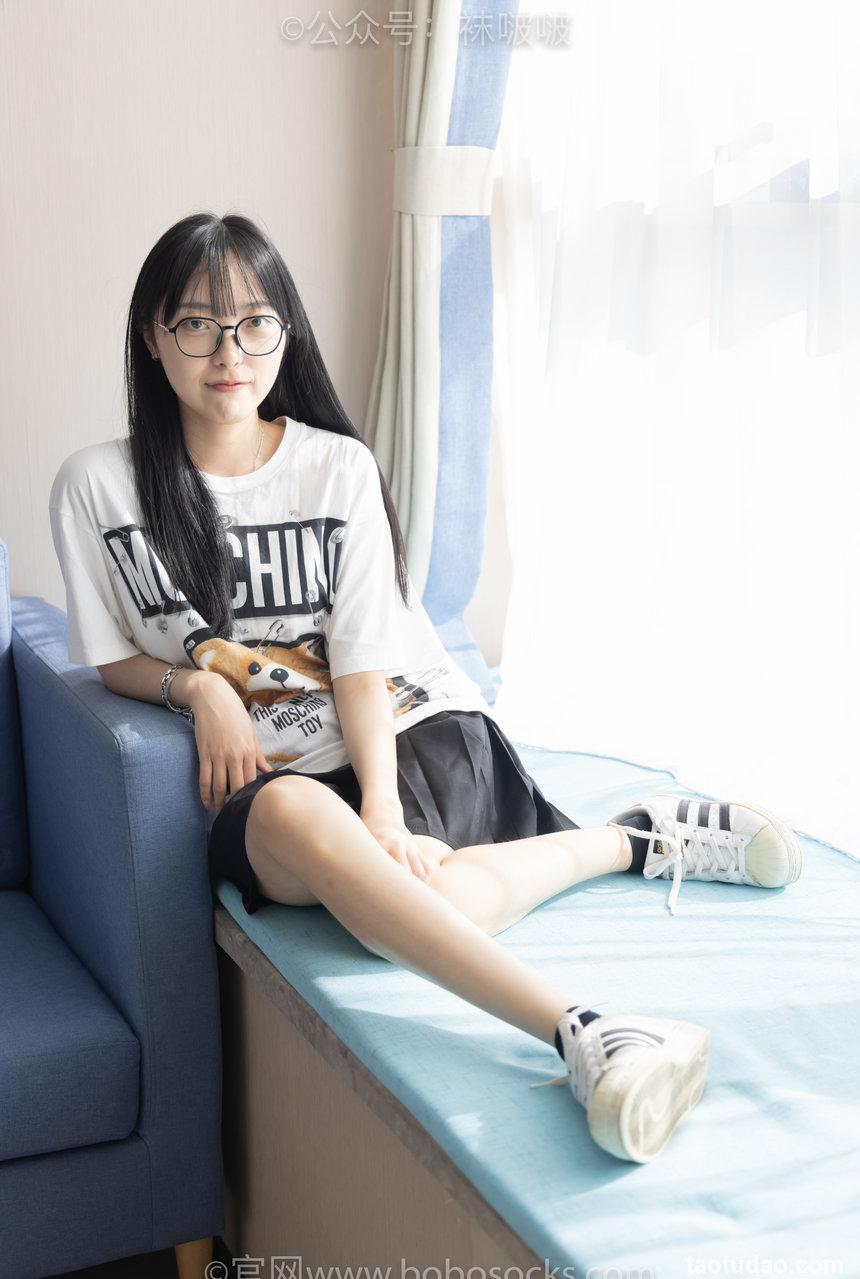 [BoBoSocks袜啵啵]NO.033 稚予-贝壳头、天鹅绒黑袜、天鹅绒白袜[154P+1V／6.06GB]