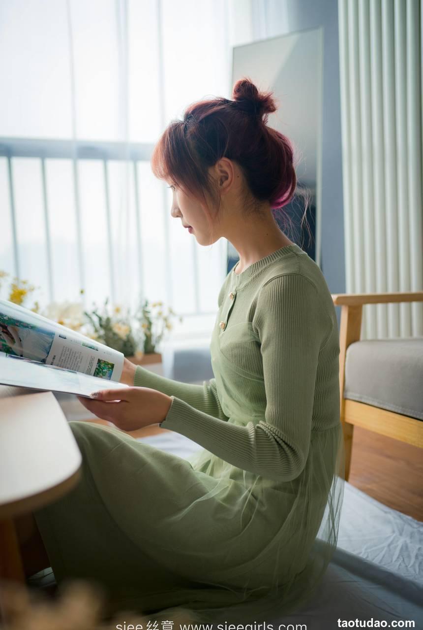 [SIEE丝意]NO.473 绿色莲衣裙 厚肉丝[70P／185MB]