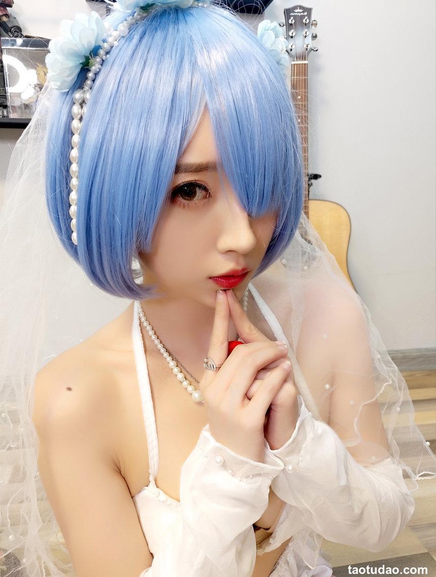 小巫女露娜 - NO.05 雷姆婚纱 [29P-155MB]