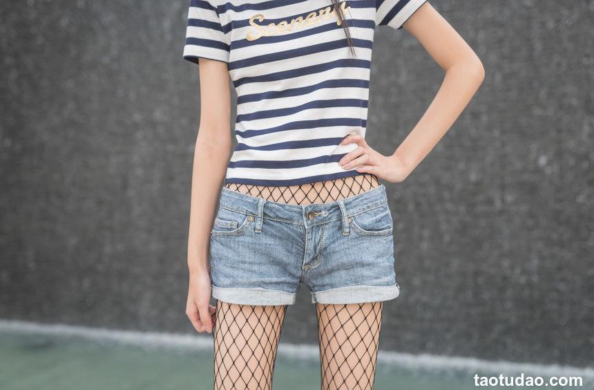 风之领域写真 NO.027 稚嫩的黑网袜 [50P/222M]