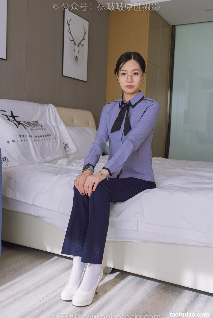 [BoBoSocks袜啵啵]NO.178 小甜豆-高跟鞋、厚白丝、ol风裤里丝[140P+1V／5.77GB]