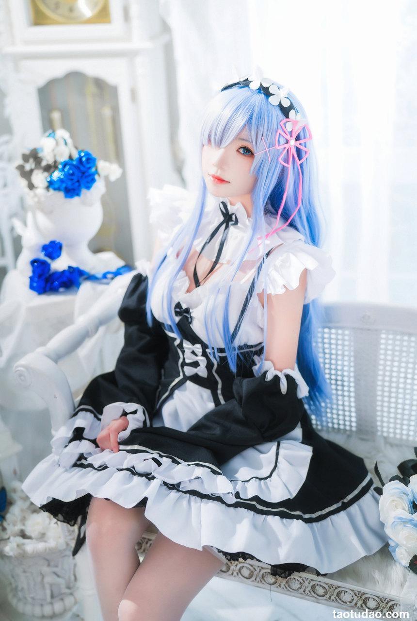 桜桃喵 - NO.130 长发蕾姆01 [45P-685MB]