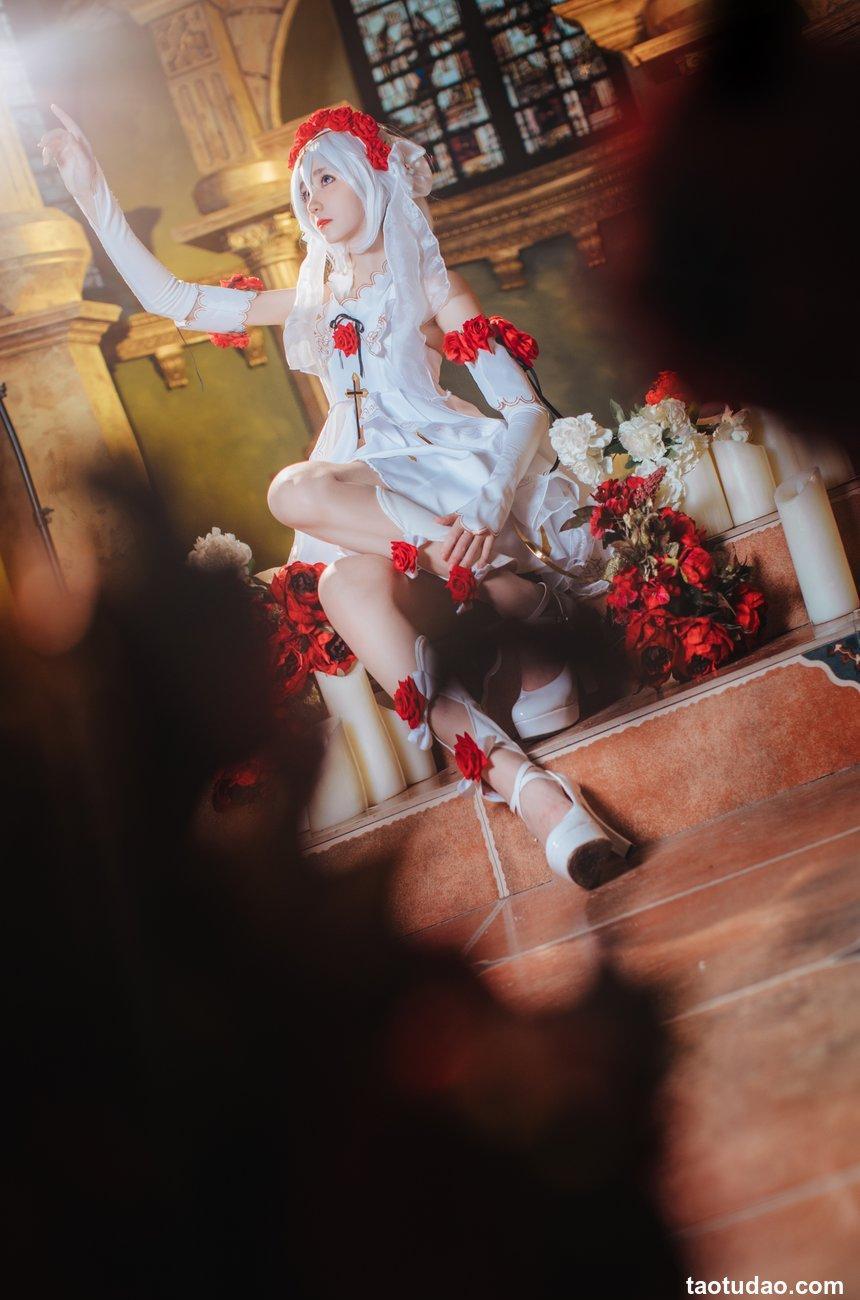 南桃Momoko NO.7 德丽莎花裳月纱 [16P-31MB]