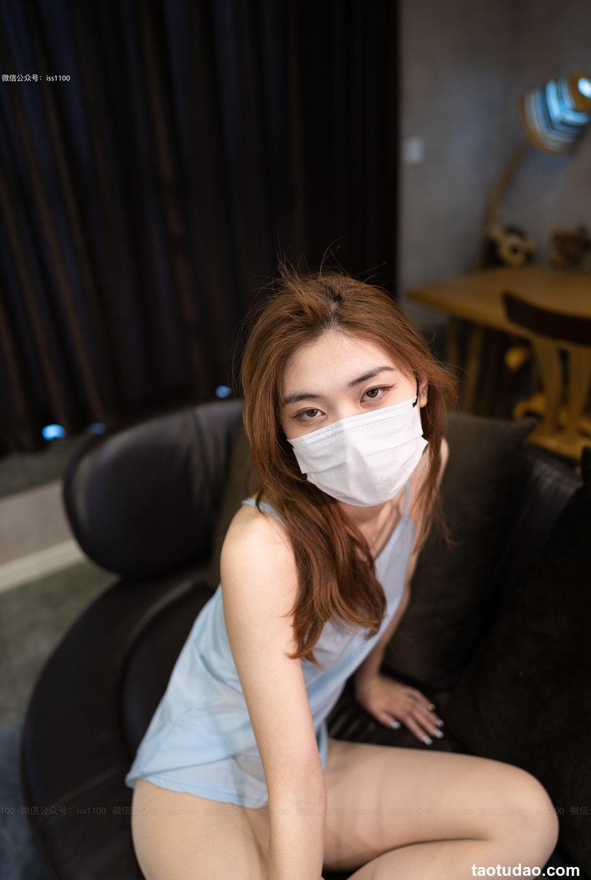 ISS公众号系列 – 诗薇 蓝色吊带 套图+视频