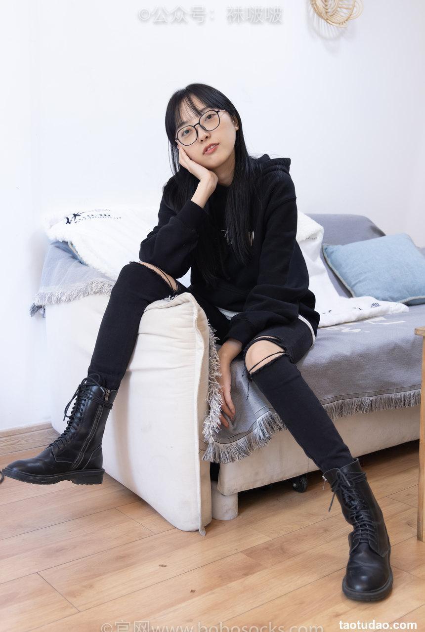 [BoBoSocks袜啵啵]NO.061 稚予-短靴、白棉袜、裸足[145P+1V／6.96GB]