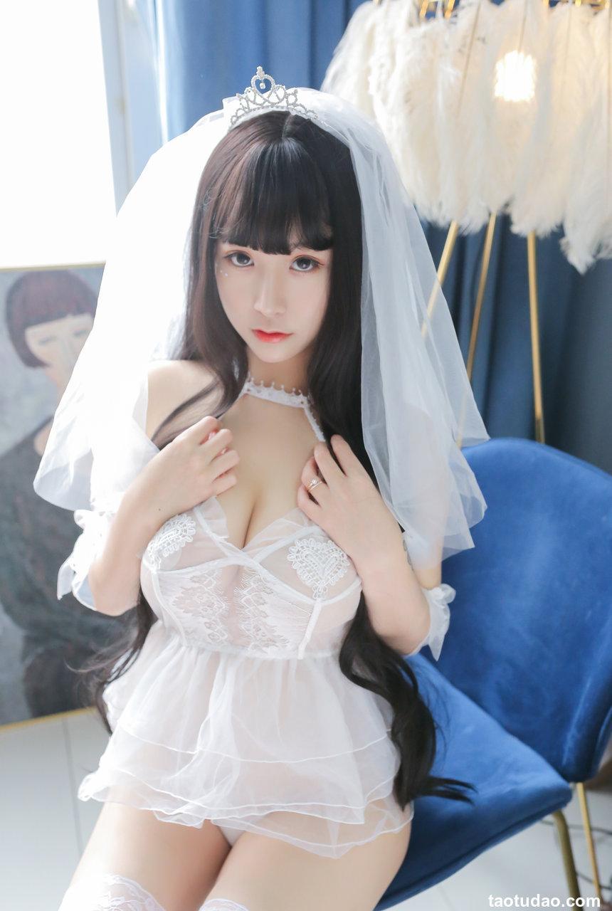 巨乳猫九酱Sakura - 长发婚纱 [76P+1V-654MB]