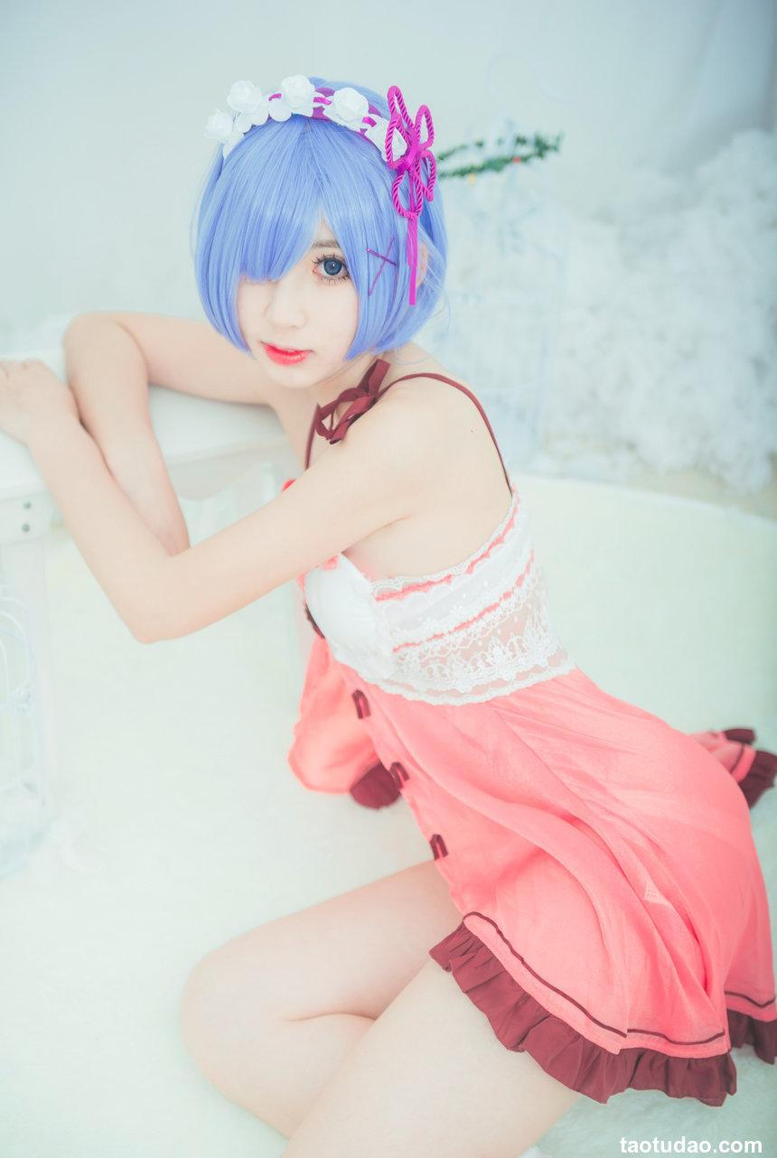 黑米粥 NO.010 – 雷姆睡衣 [24P-63M]