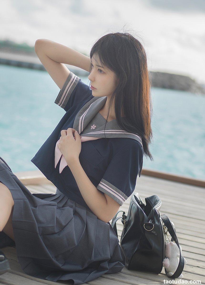 南桃Momoko NO.41 蓝jk [12P-16MB]