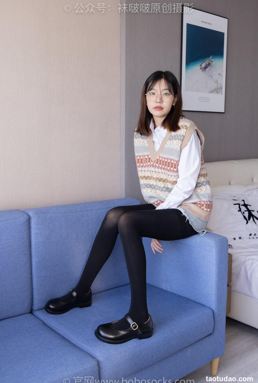 [BoBoSocks袜啵啵]NO.169 小甜豆-黑皮鞋、厚黑丝、厚肉丝[145P+1V／6.16GB]