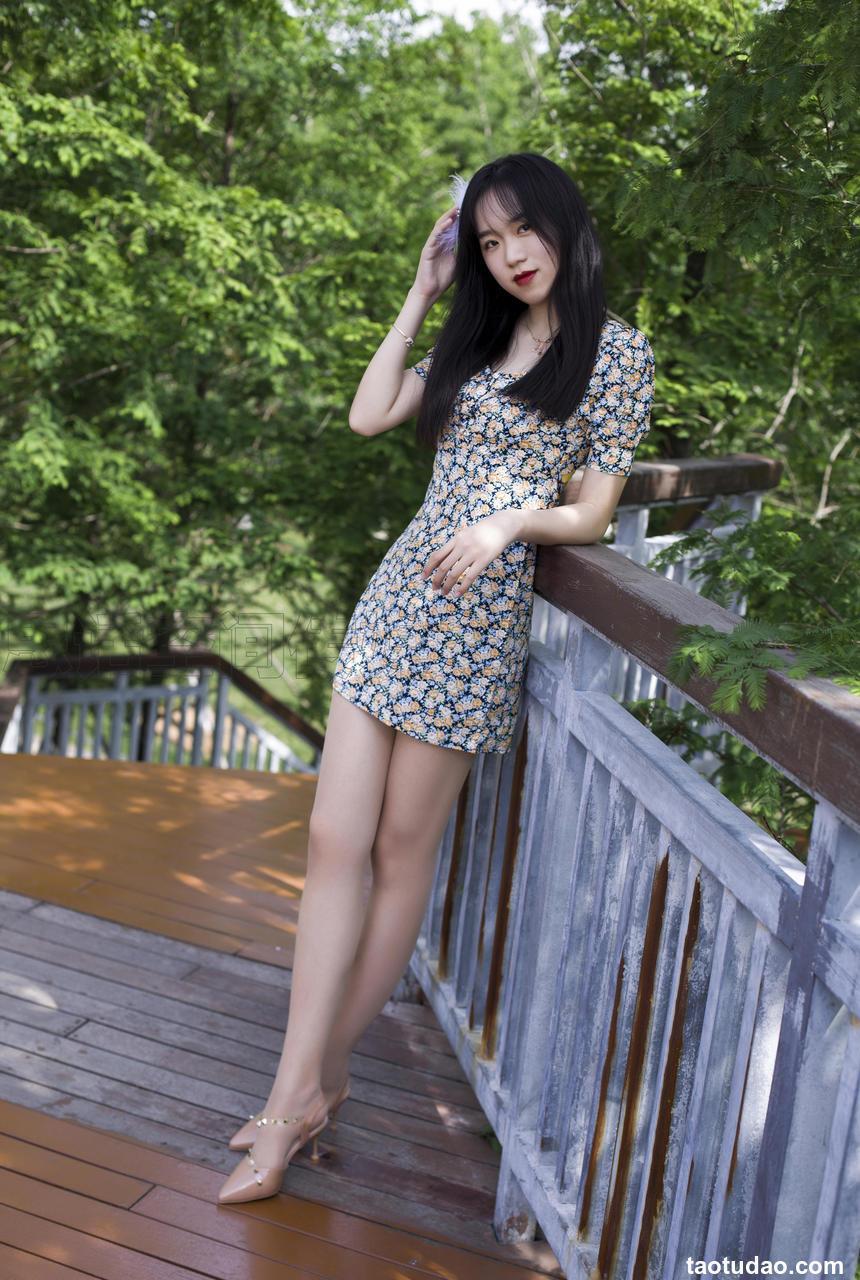 [SiHua丝话]SH121 子琦 绿林碎花[40P／79MB]