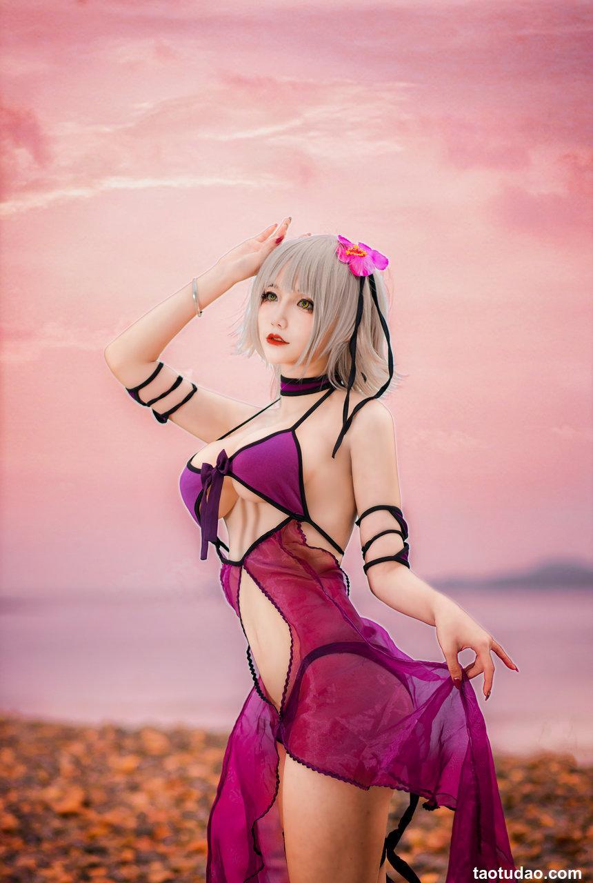 COS妹子仙九Airi NO.002 - 黑贞水着[19P／355MB]