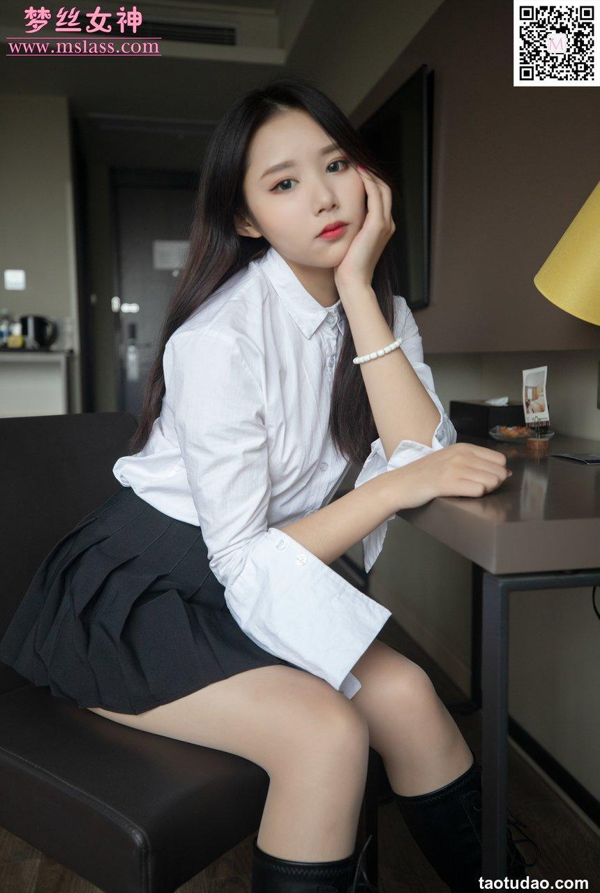 [MSLASS梦丝女神] 2019.11.22 NO.068 《然然 靴下女神》[60+1P648M]