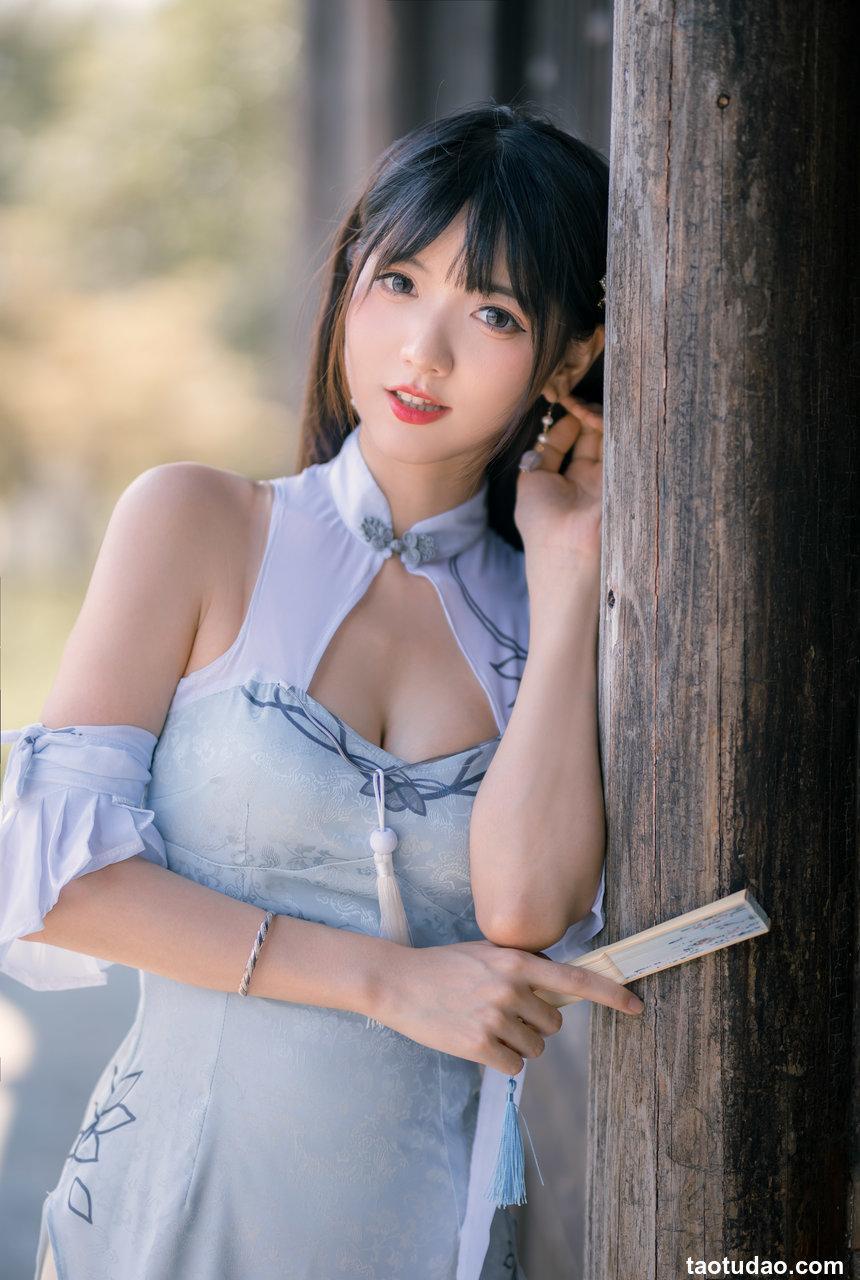 陆卿卿 - NO.09 蓝色旗袍 [24P-103MB]