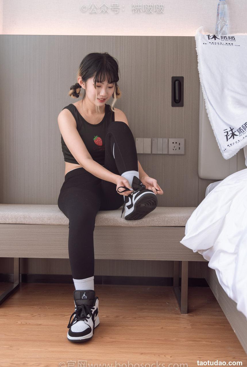 [BoBoSocks袜啵啵]NO.059 砂糖-AJ板鞋、白棉袜、裸足[142P+1V／6.72GB]