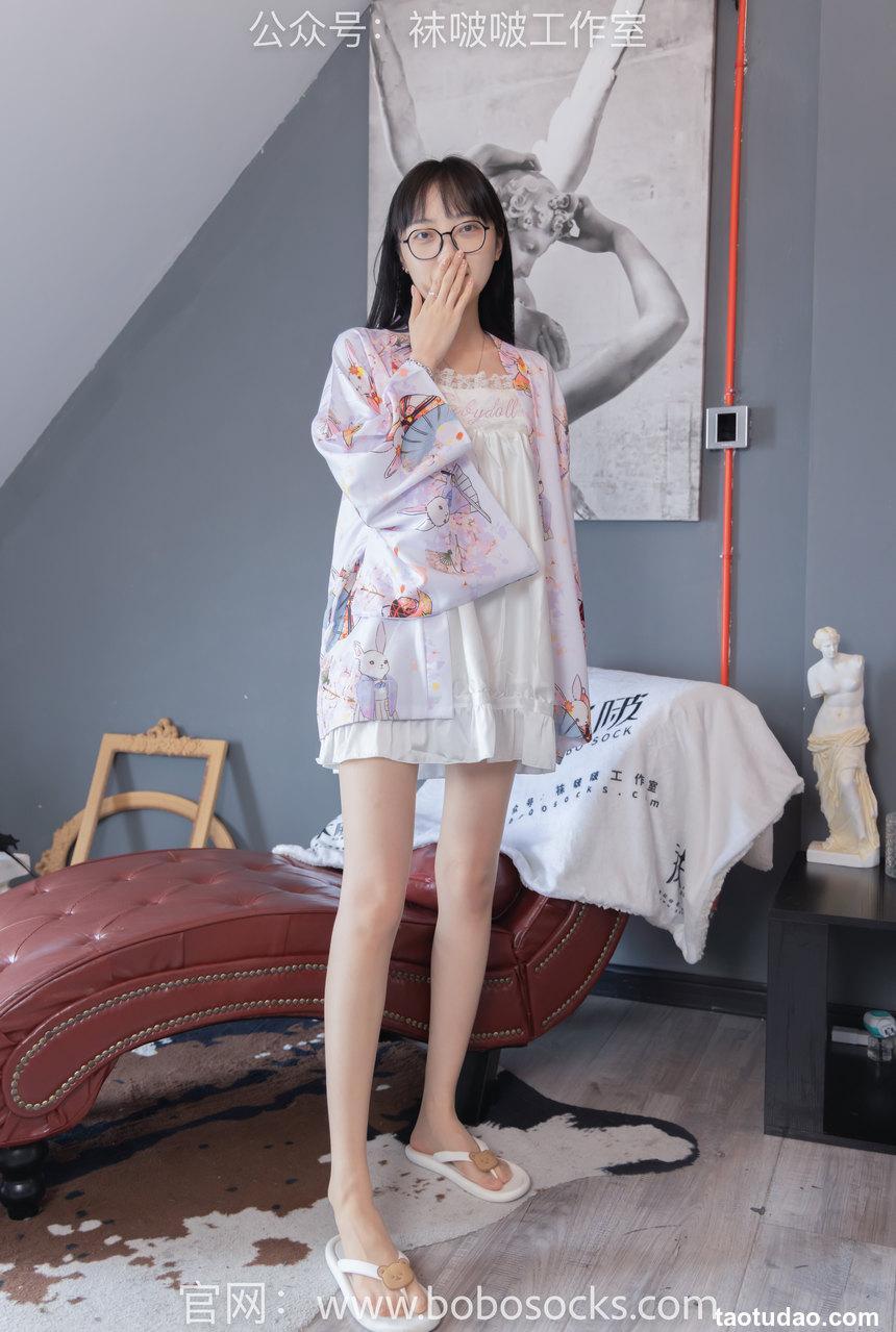 [BoBoSocks袜啵啵]NO.112 稚予-人字拖、肉丝[144P+1V／5.89GB]