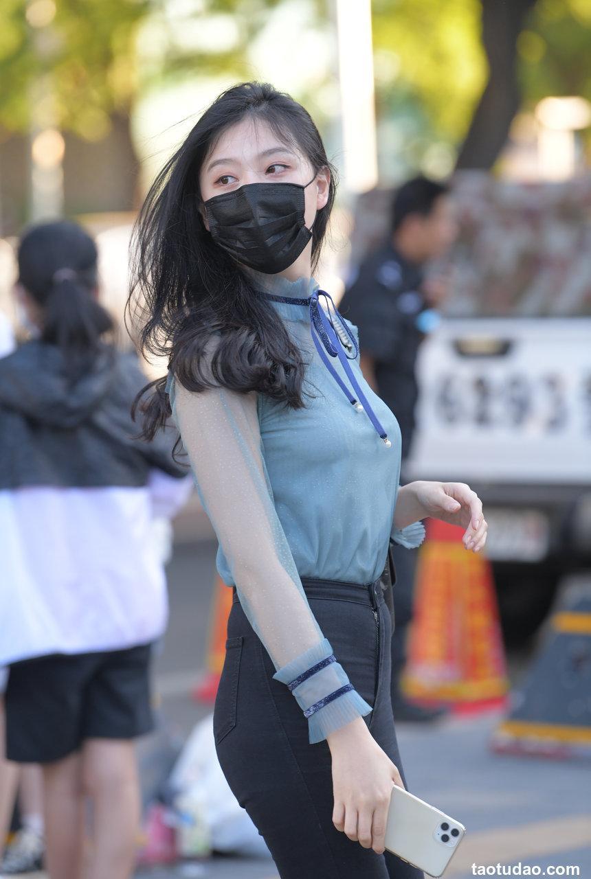 都市丽人黑色紧身牛仔裤【110P-2.56G】