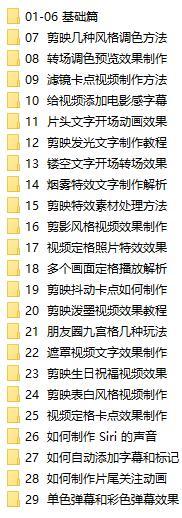 剪映专业剪辑效速成班教程 从零开始学视频剪辑