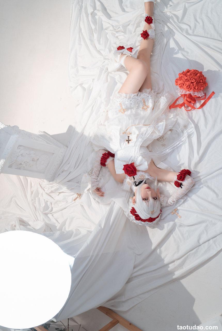 Coser面饼仙儿 – 德丽莎婚纱 [13P-90P]