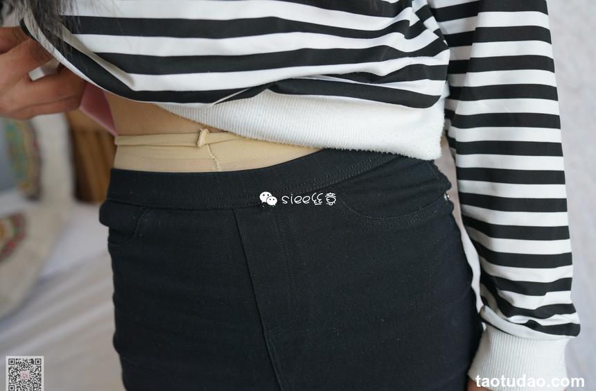 [SIEE丝意] No.074 佩佩 裤子里的拼接丝