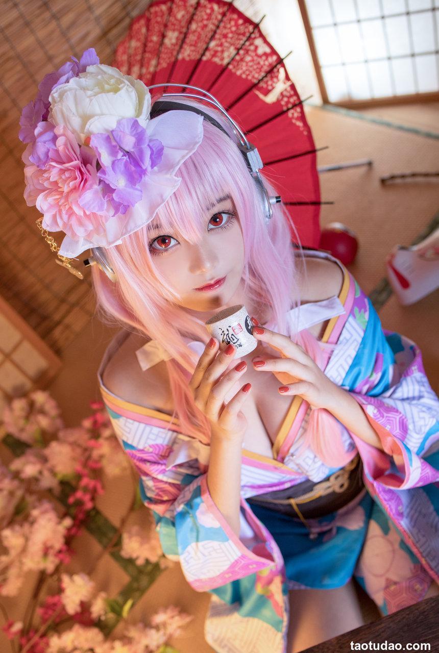 蜜汁猫裘 NO.023 索尼子和服 [19P-353MB]