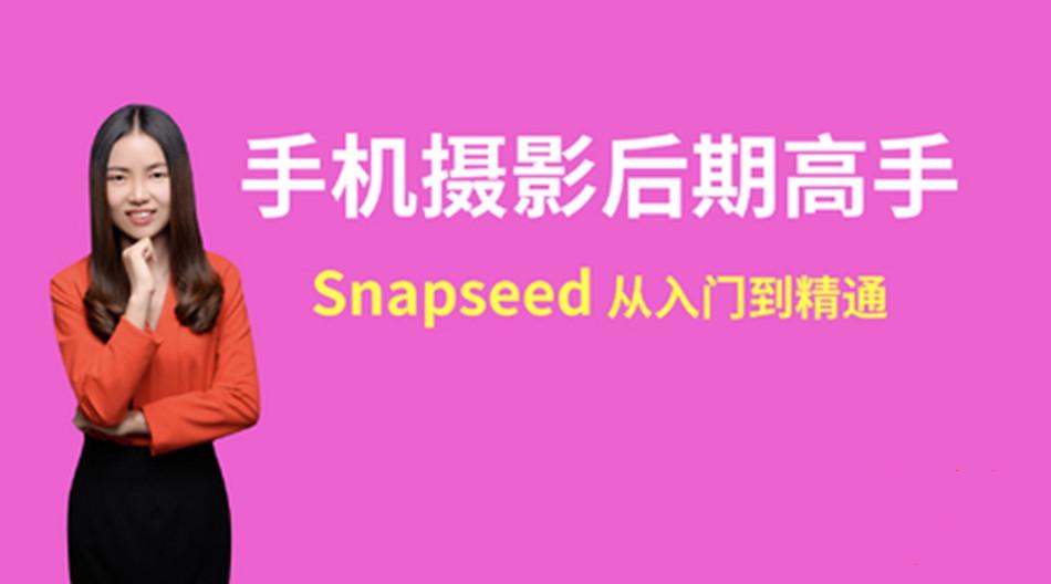 snapseed手机摄影后期高手速成入门到精通