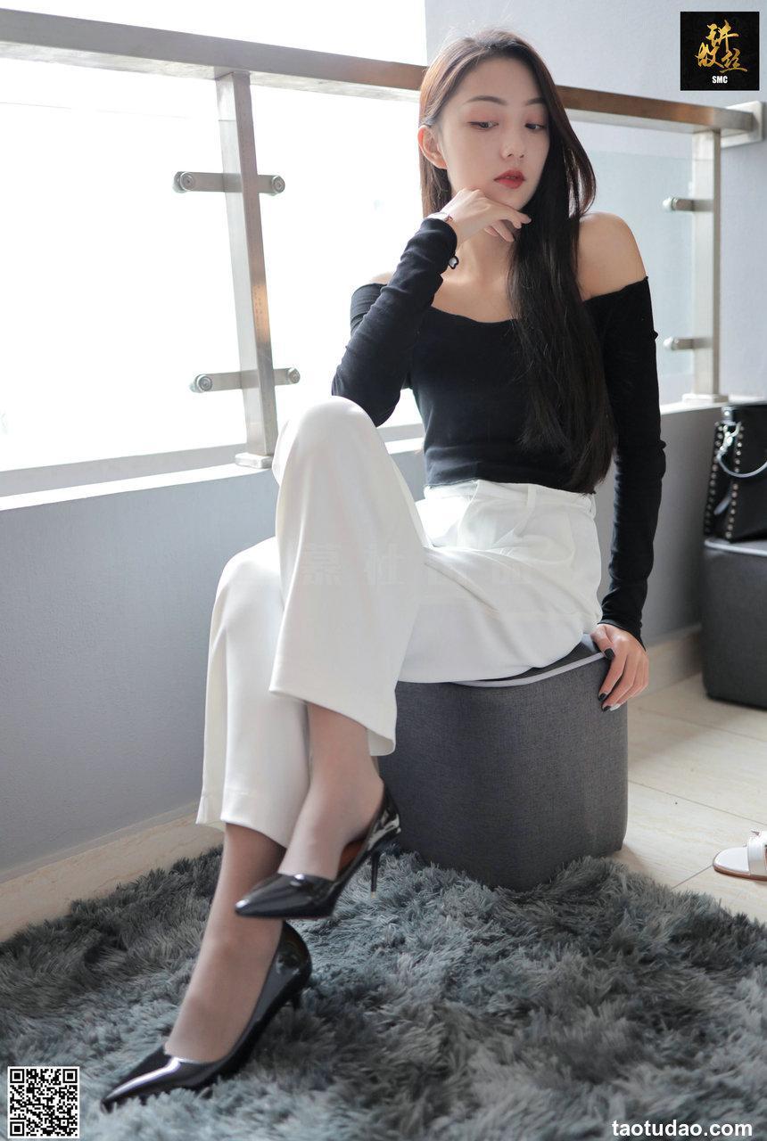 丝慕写真 特写集04 诗晴 - 天鹅绒裤里丝 [75P]