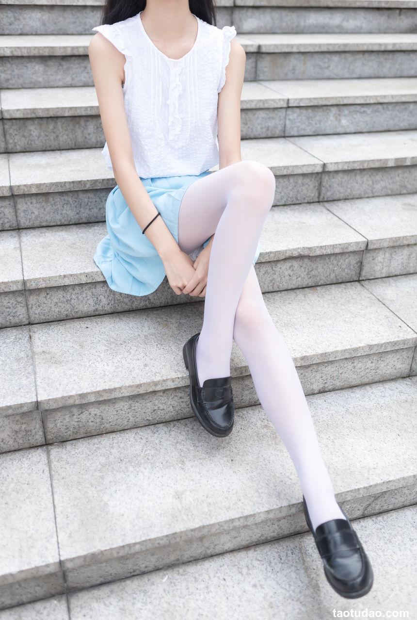 风之领域写真 NO.028 蓝色梦幻白丝 [50P/182M]