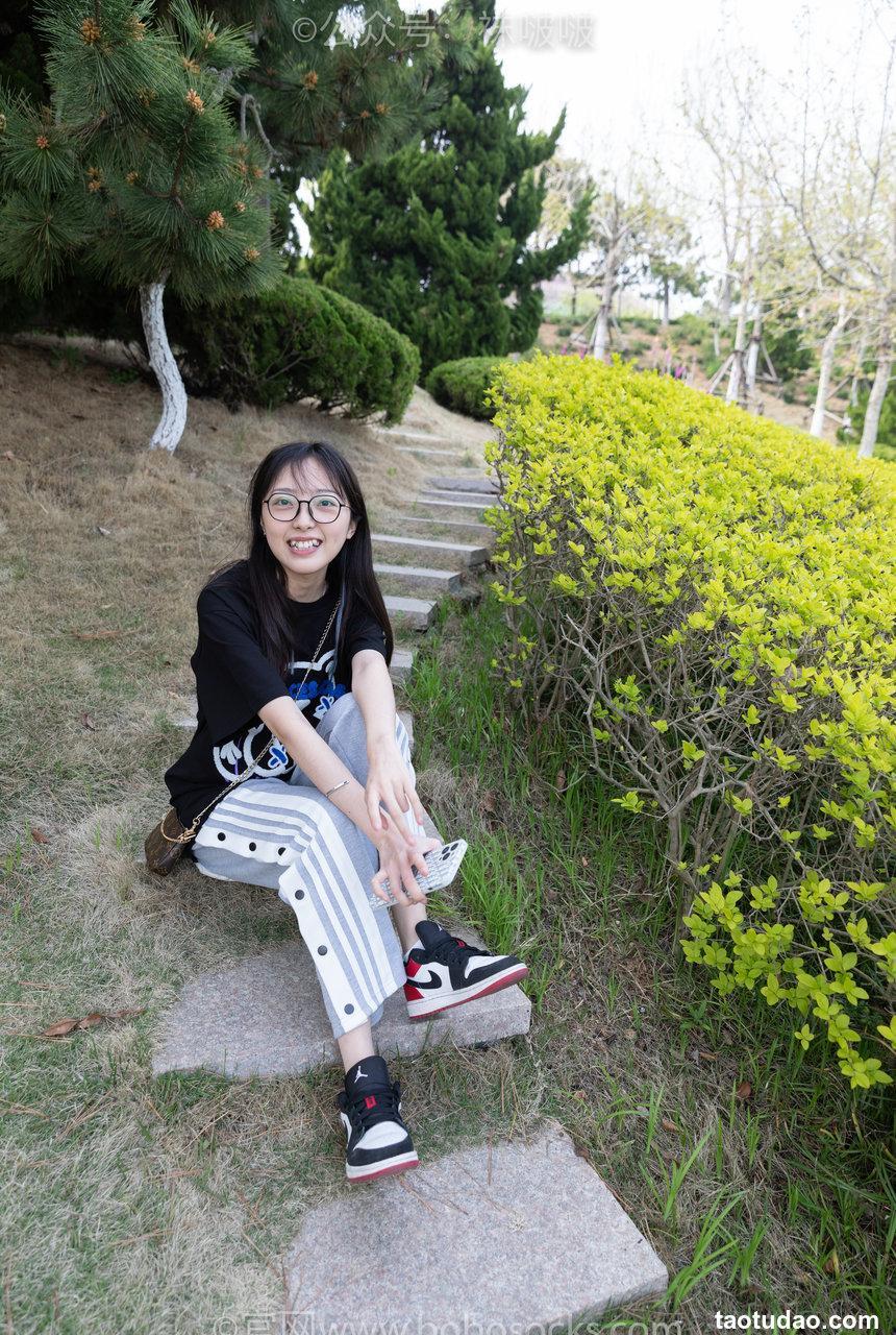 [BoBoSocks袜啵啵]NO.023 稚予-AJ、白色短棉袜、裸足[119P+1V／3.22GB]