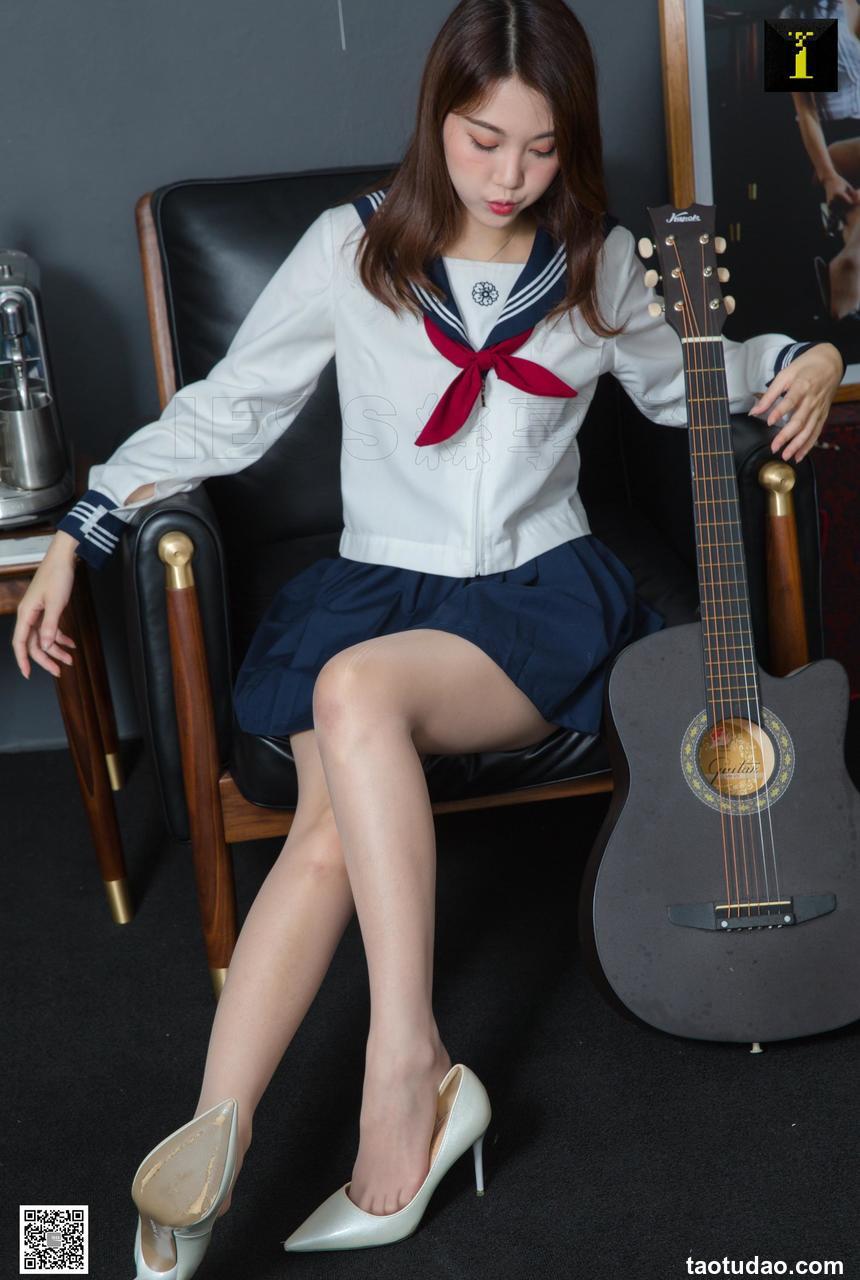 [IESS异思趣向]2019.04.29 丝享家474：梓琪JK终现梨涡 [95P]