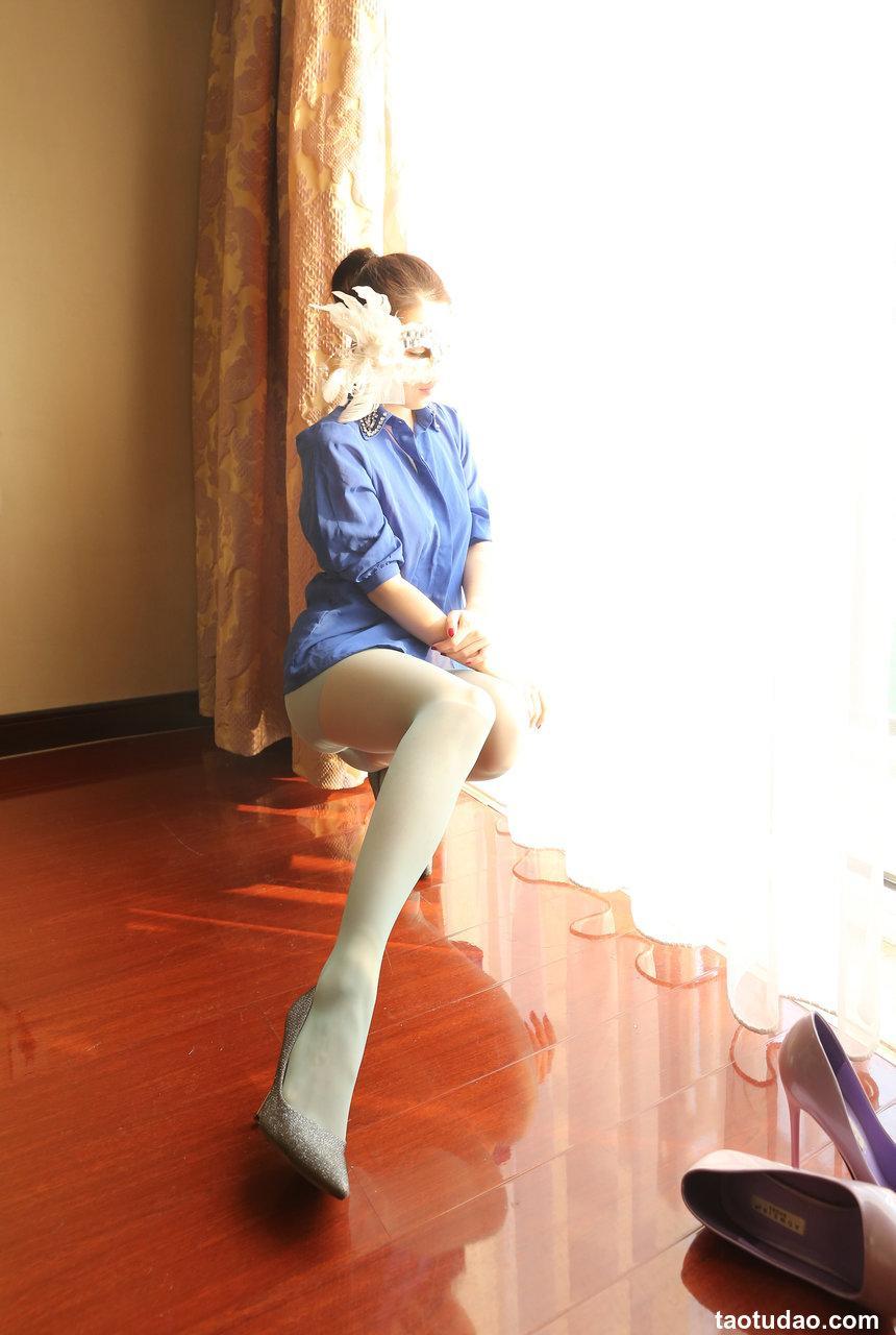 Nicole图集 No.017 超薄透明蓝丝 [71P-552MB]