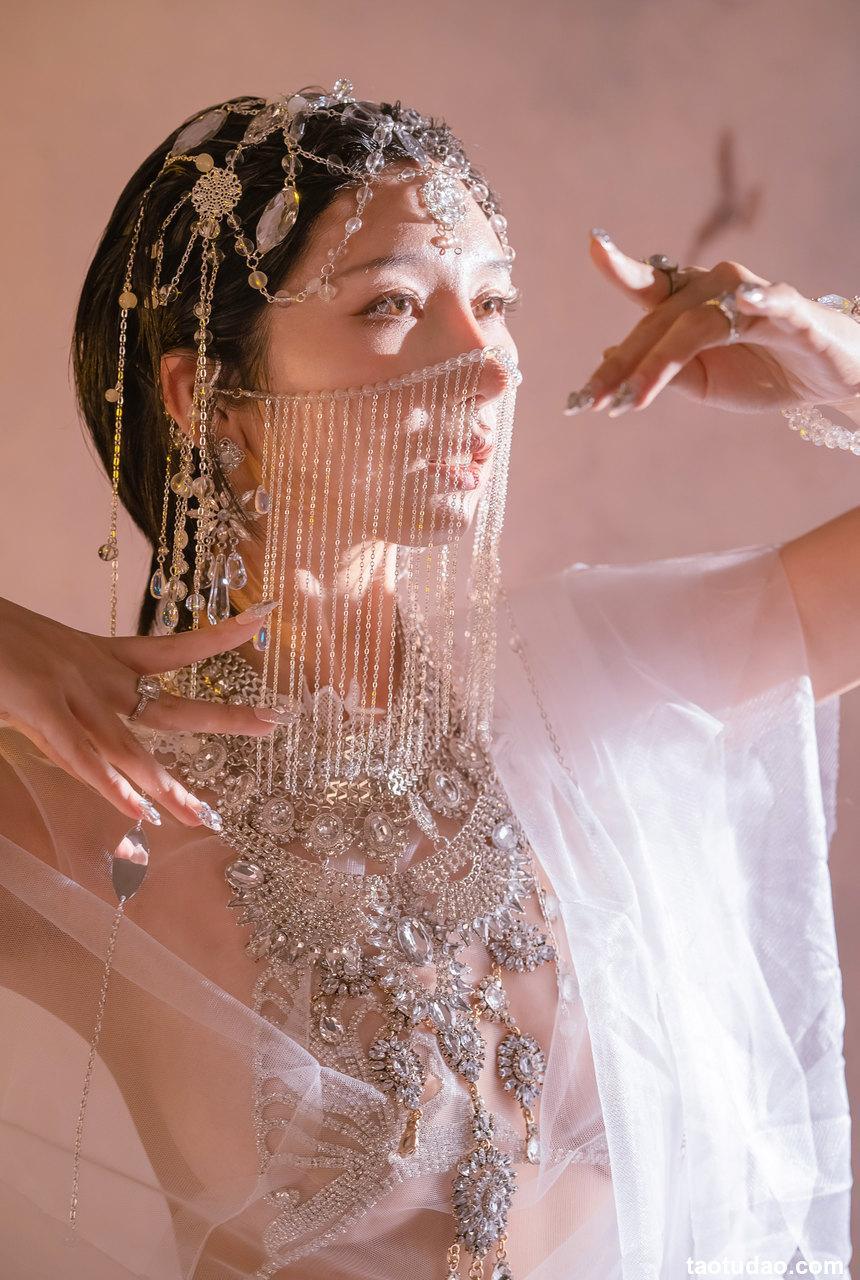 云溪溪 - NO.44 奶桃 Iceland spar冰洲石 [40P-541MB]