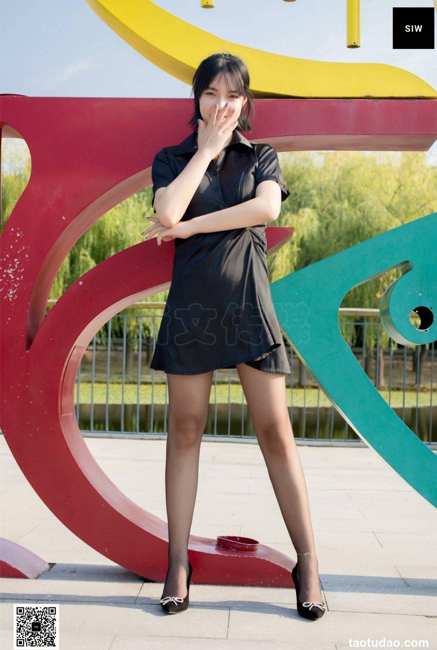 SIW斯文传媒 091 思琪 真丝修身超短低腰裙 [63P+75M]