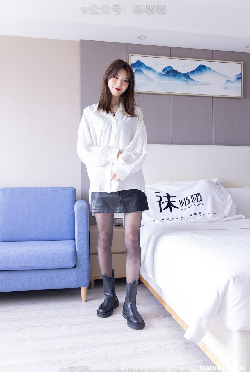 [BoBoSocks袜啵啵]NO.046 枫枫-短靴、黑丝[135P+1V／6.81GB]