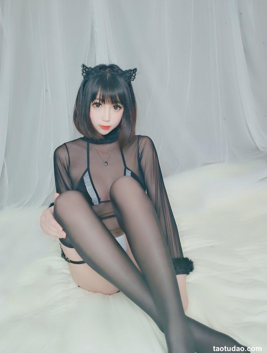 黑米粥 NO.005 – 黑猫 [40P+1V-117M]