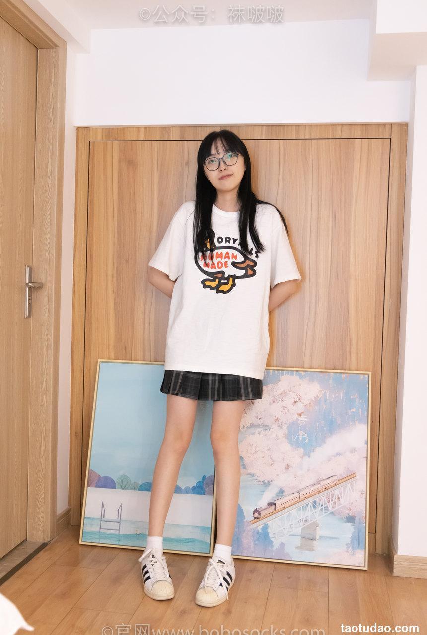 [BoBoSocks袜啵啵]NO.073 稚予-贝壳头、白棉袜、裸足[145P+1V／6.83GB]